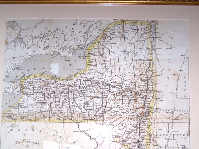 Mitchell's Map of New York State circa 1849 — image 2